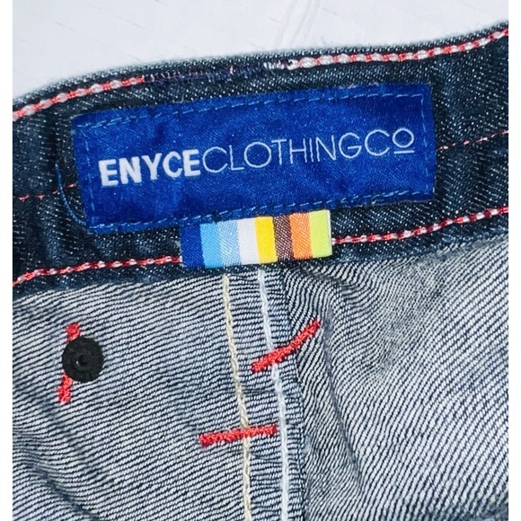 Vintage Enyce Jeans Men's 40x31 Dark Wash Denim Relaxed Fit Y2K Baggy Streetwear - Picture 9 of 11